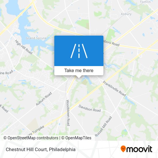 Chestnut Hill Court map