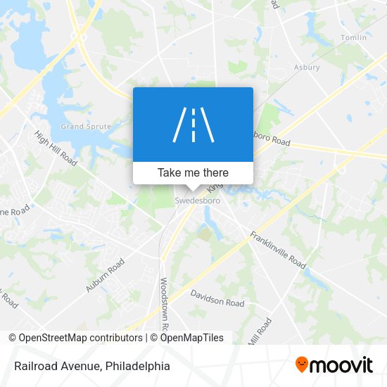 Railroad Avenue map