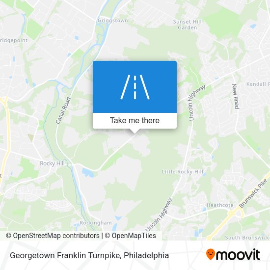 Georgetown Franklin Turnpike map