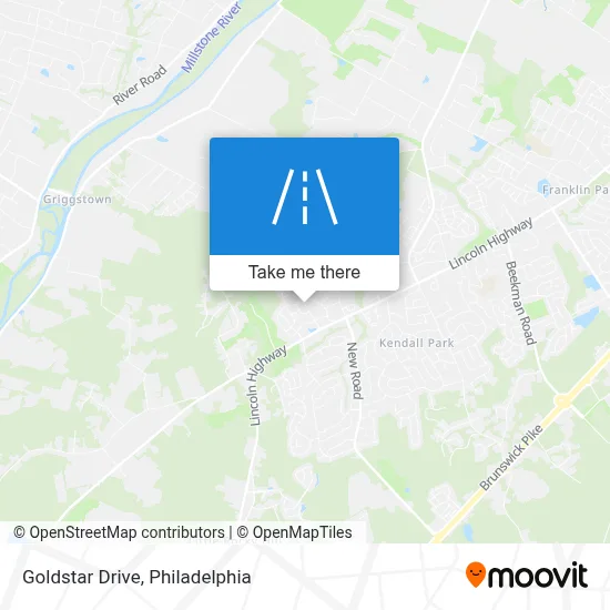 Goldstar Drive map