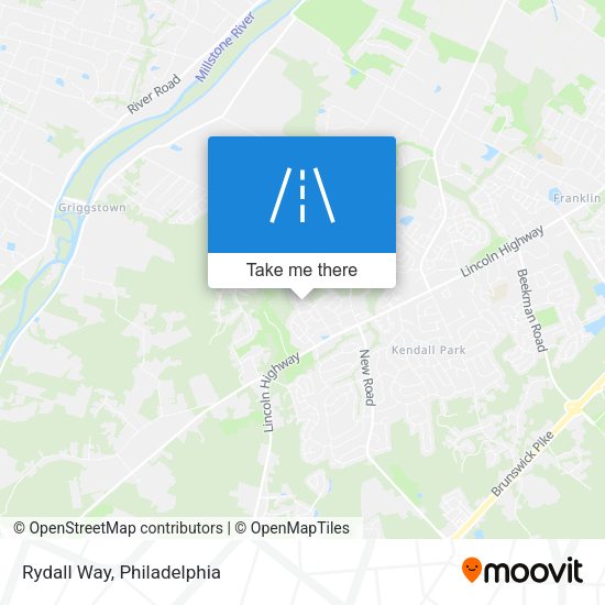 Mapa de Rydall Way