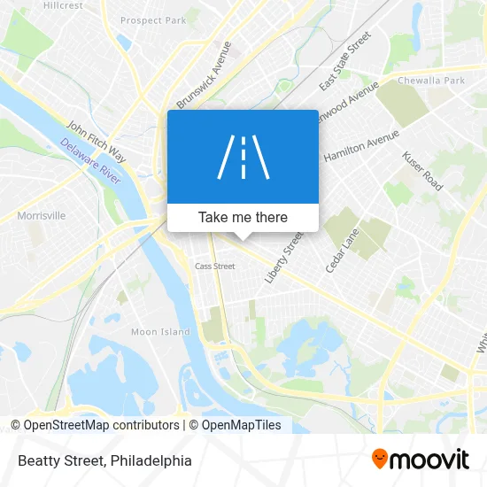 Beatty Street map