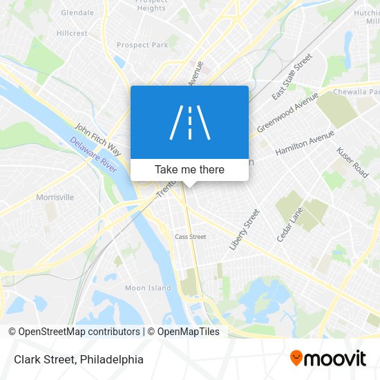 Mapa de Clark Street