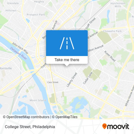 College Street map