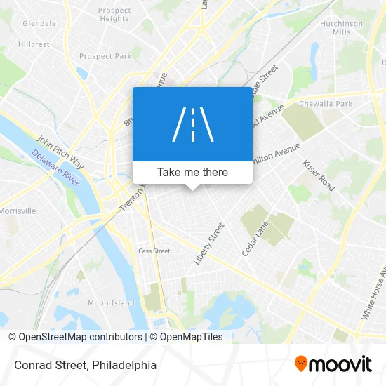 Conrad Street map