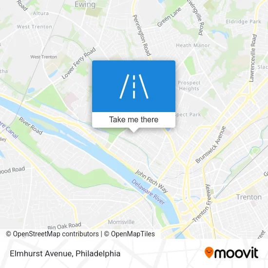 Mapa de Elmhurst Avenue