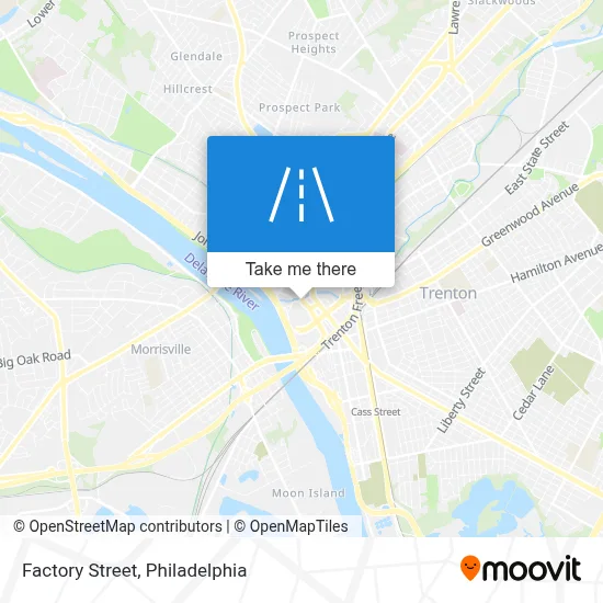 Factory Street map