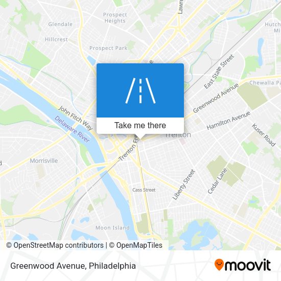 Greenwood Avenue map