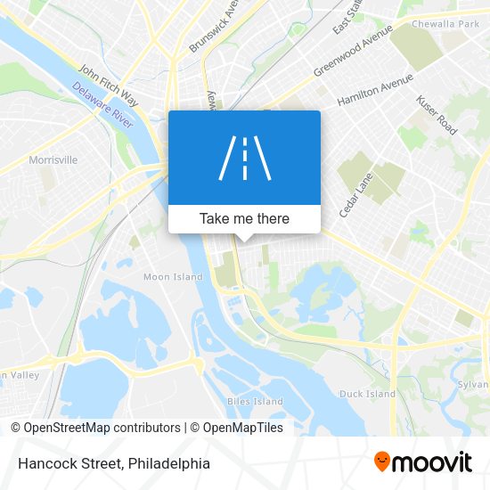 Mapa de Hancock Street