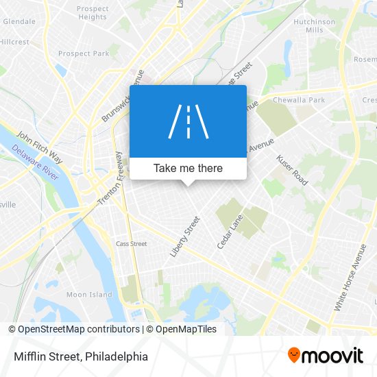 Mifflin Street map