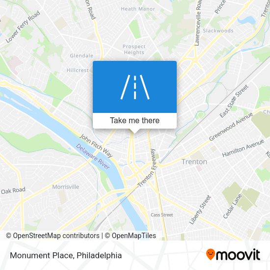 Monument Place map