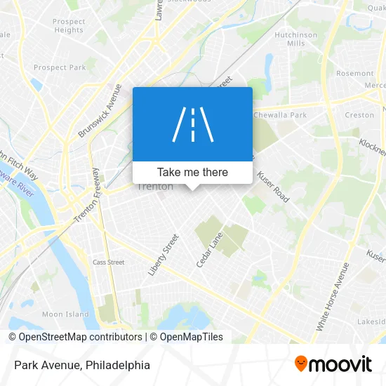 Park Avenue map