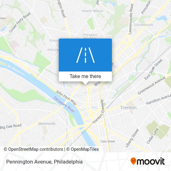 Mapa de Pennington Avenue