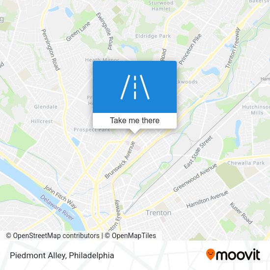 Mapa de Piedmont Alley