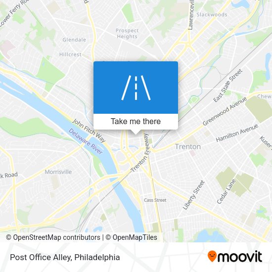 Post Office Alley map
