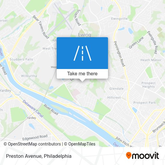 Mapa de Preston Avenue