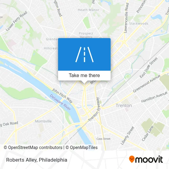 Roberts Alley map
