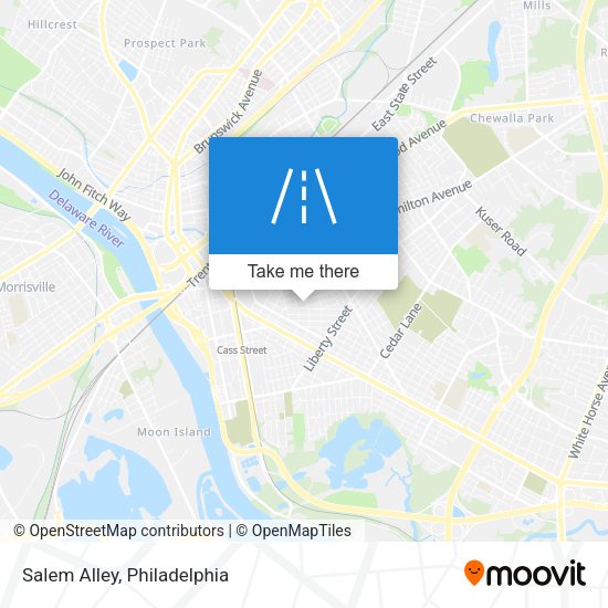 Mapa de Salem Alley