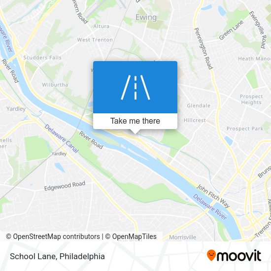Mapa de School Lane