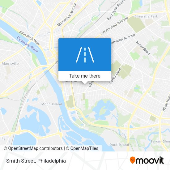 Mapa de Smith Street