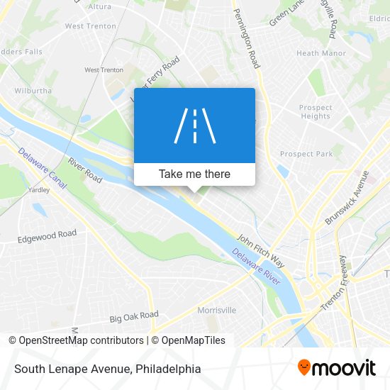 South Lenape Avenue map