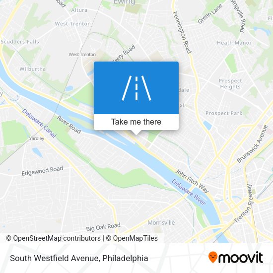South Westfield Avenue map