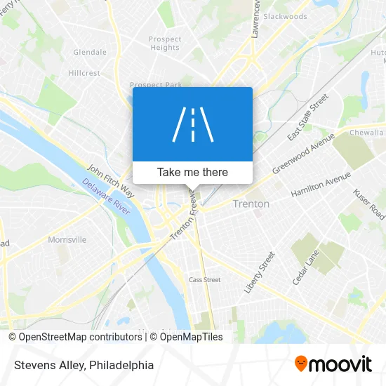 Stevens Alley map