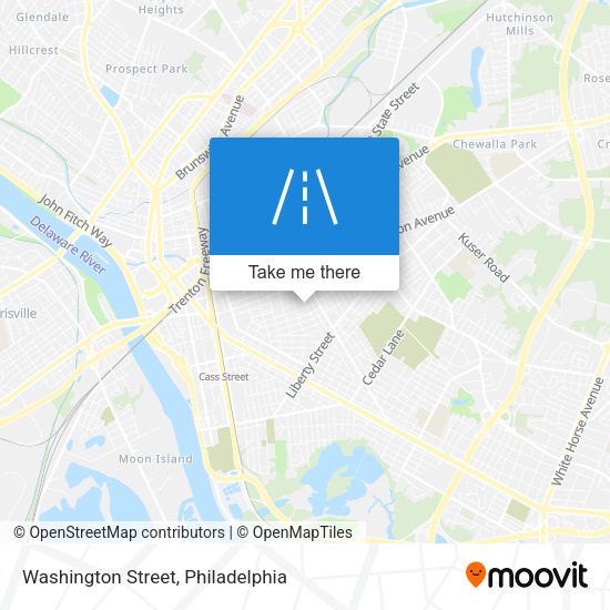 Washington Street map
