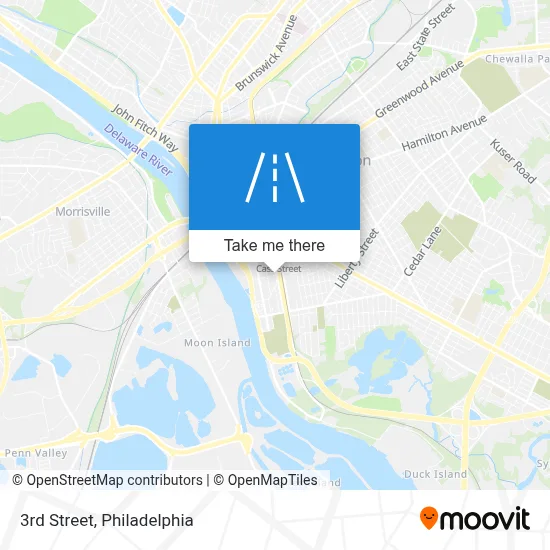 3rd Street map