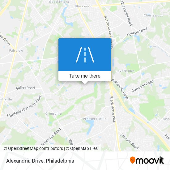 Alexandria Drive map