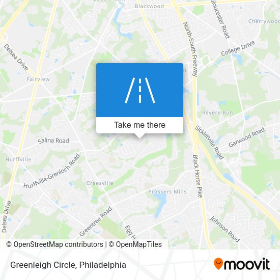 Mapa de Greenleigh Circle