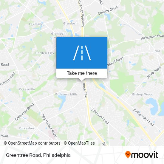 Mapa de Greentree Road