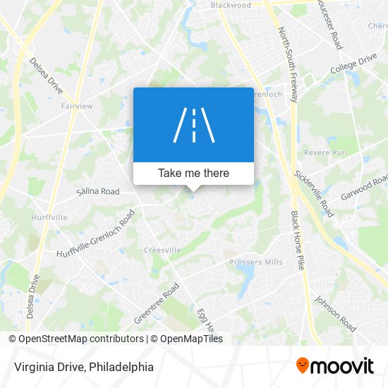 Virginia Drive map