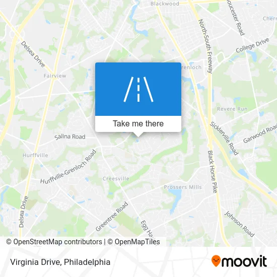 Virginia Drive map
