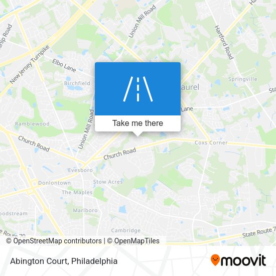 Abington Court map