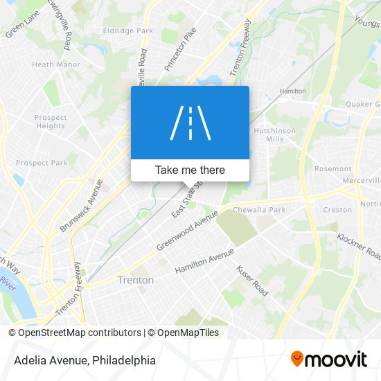 Adelia Avenue map