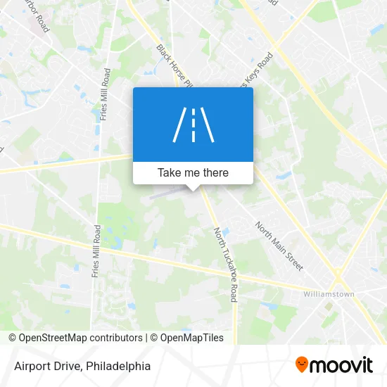 Airport Drive map