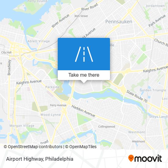 Airport Highway map