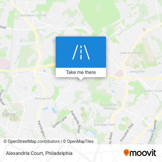 Mapa de Alexandria Court