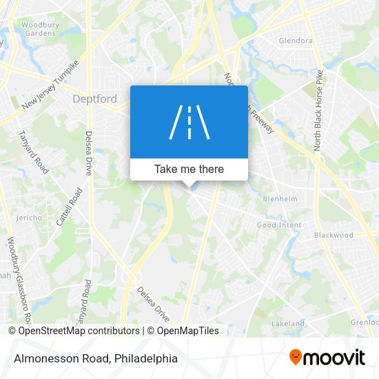 Almonesson Road map