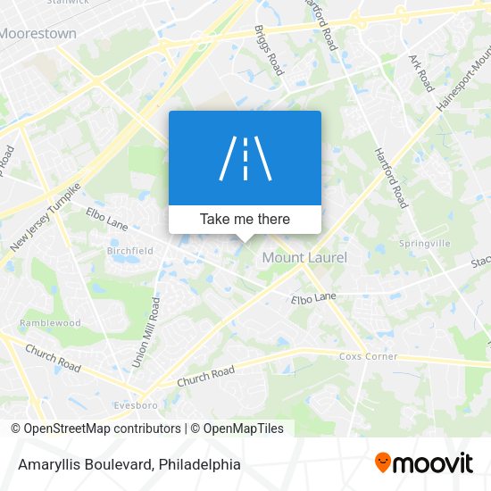 Amaryllis Boulevard map