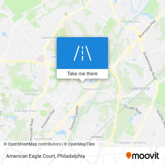 American Eagle Court map