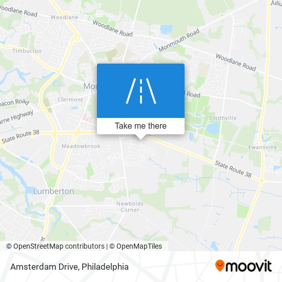 Amsterdam Drive map
