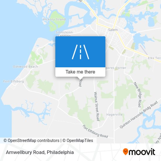 Mapa de Amwellbury Road