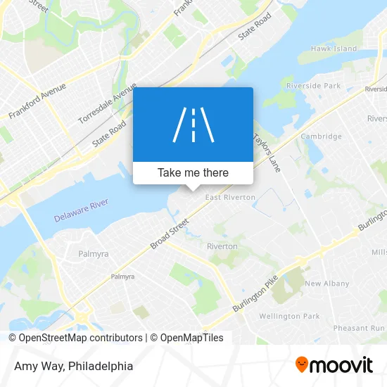 Amy Way map