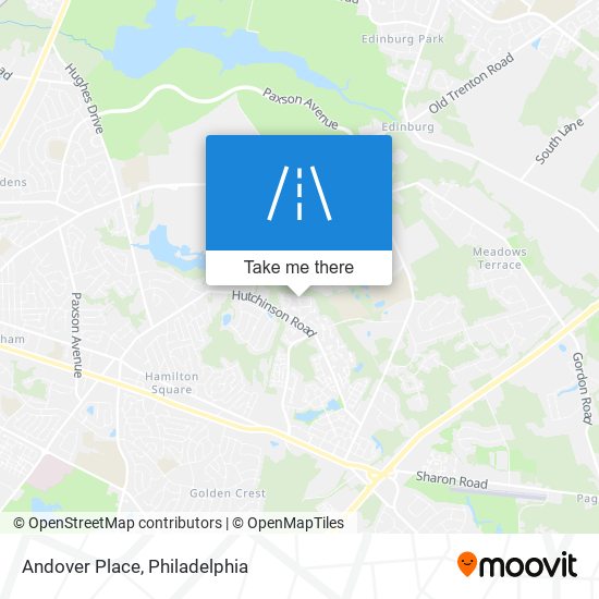 Andover Place map