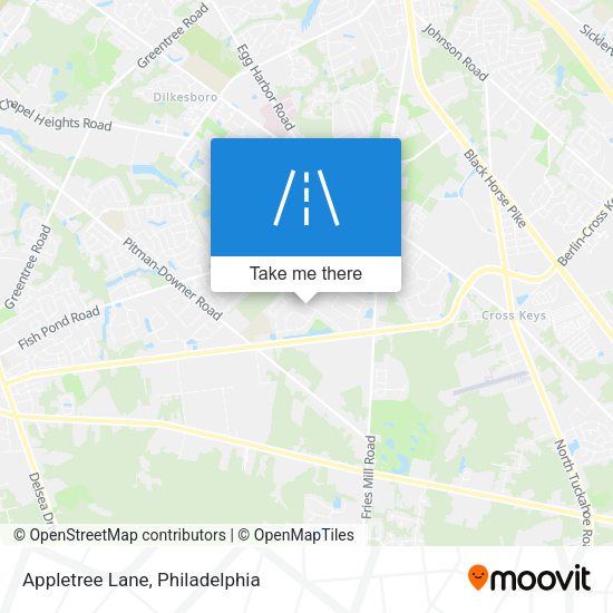 Mapa de Appletree Lane
