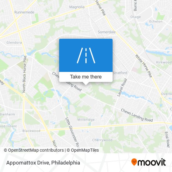 Appomattox Drive map