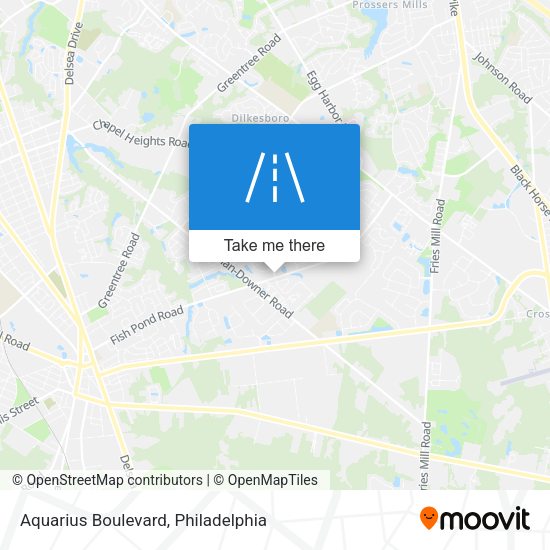 Aquarius Boulevard map