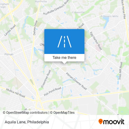Mapa de Aquila Lane